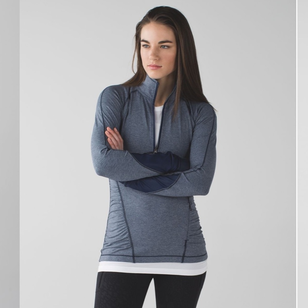 Lululemon Kriss Cross Half Zip - Picture 1 of 7